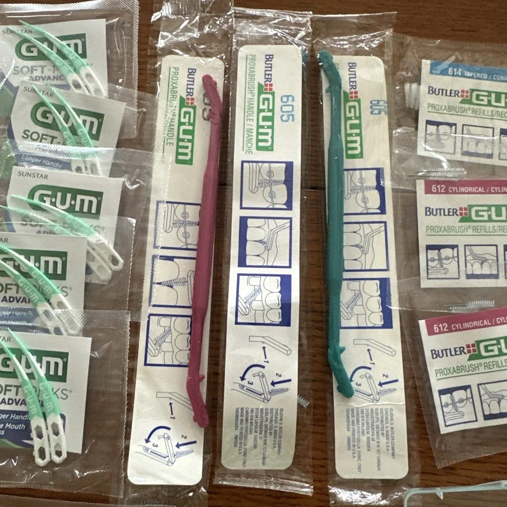 14 Proxabrush Teeth Care Items Handles Brushes Floss Gum Soft Picks Go-Between B